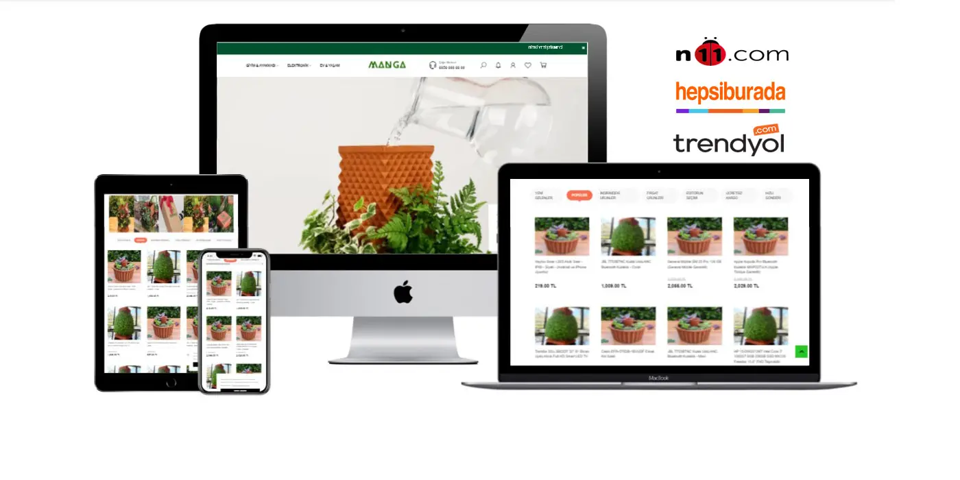 E-ticaret Çiçekçi Teması