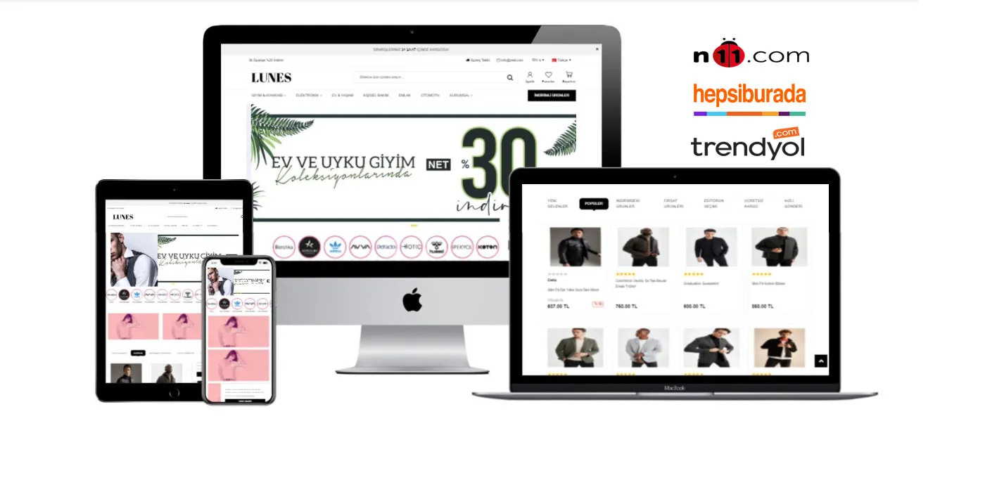 E-Ticaret Giyim Teması 2